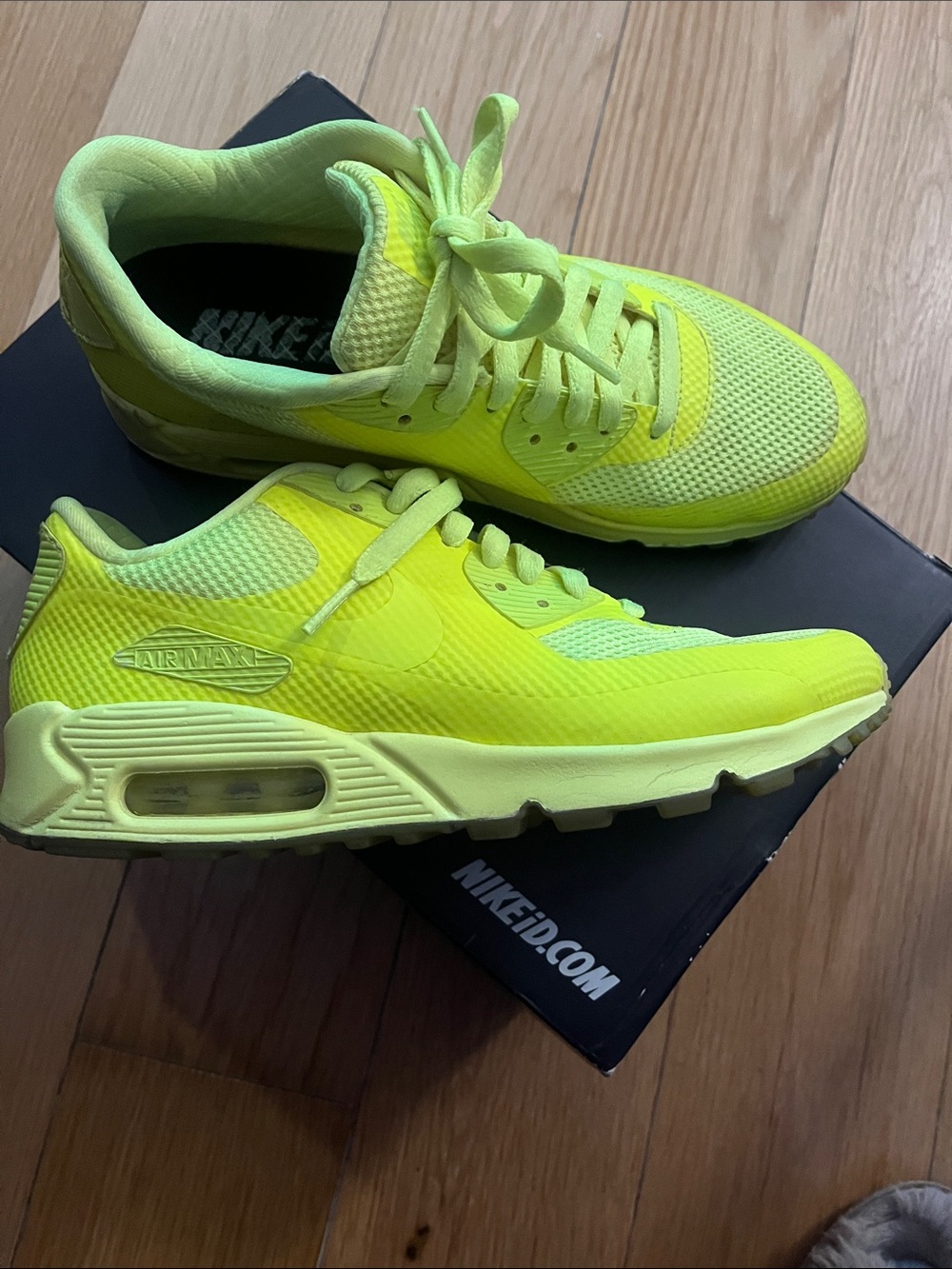 Nike Neon Yellow Air Max Sneakers